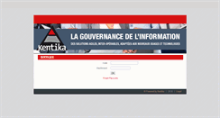 Desktop Screenshot of demo.kentika.fr